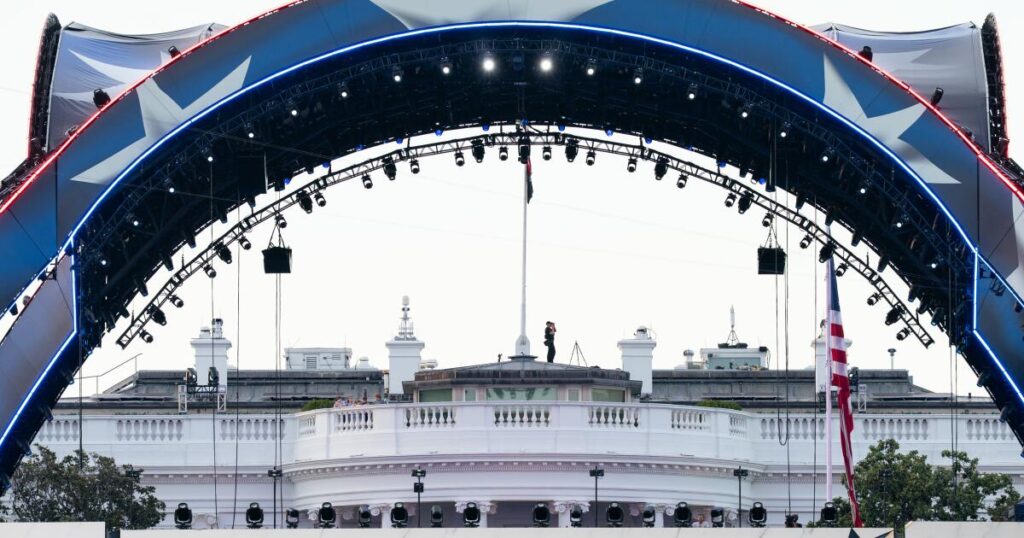 As Trump celebrates 80th birthday with a UFC cage-fighting event, big issues loom over his presidency