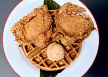 There’s a new L.A. waffle to obsess over, and it comes with Filipino-style fried chicken