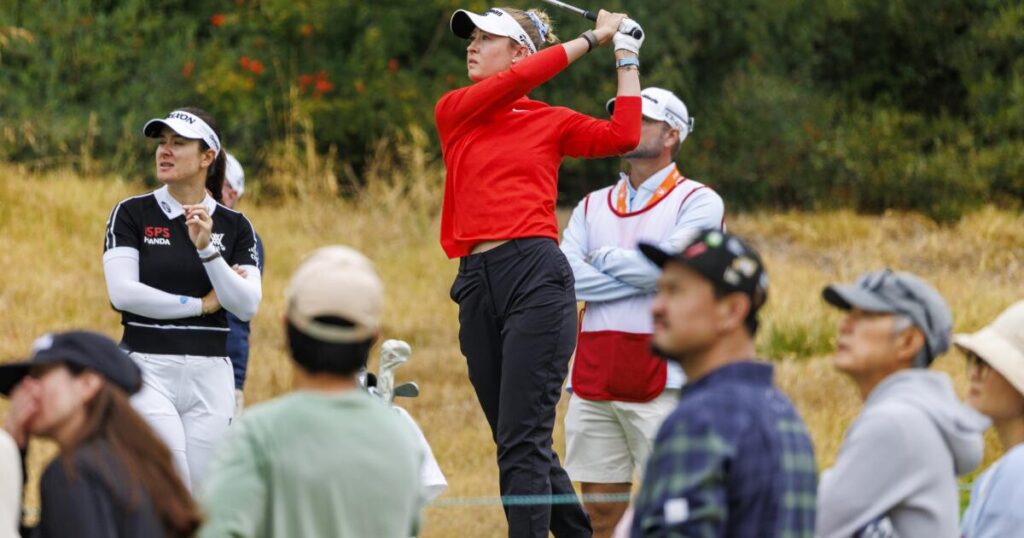 No. 1-ranked Nelly Korda struggles during first round of U.S. Women’s Open