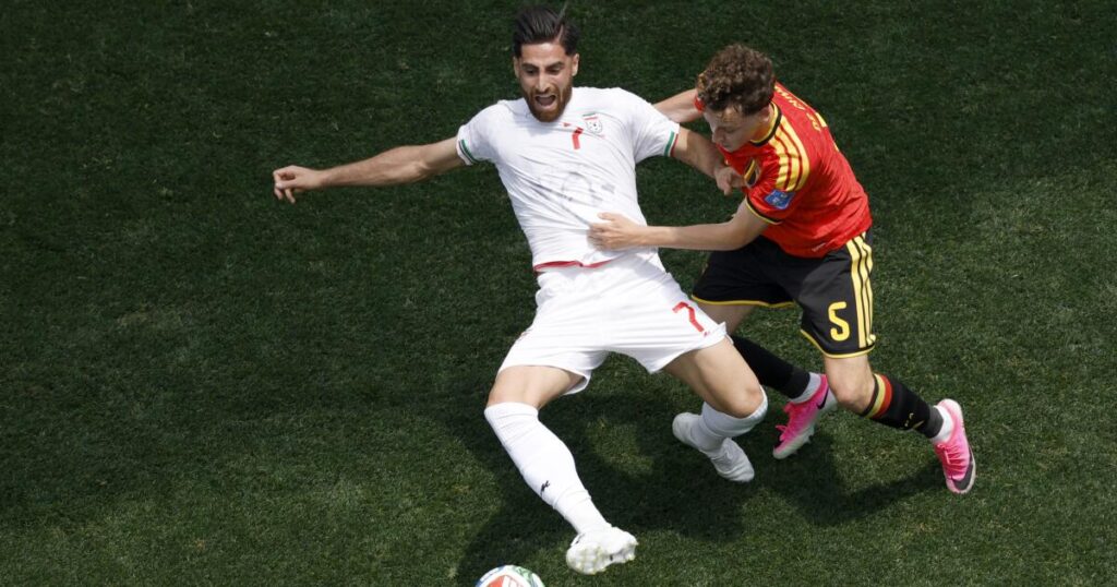 Iran’s beleaguered World Cup team finds hope with draw against Belgium