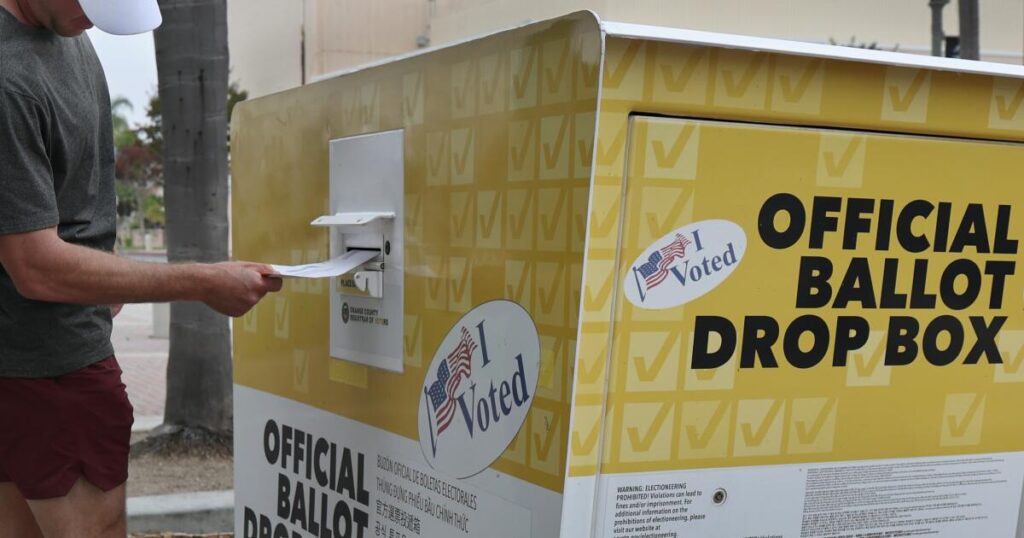 Ballots burned, vote center vandalized in L.A. County just before election day