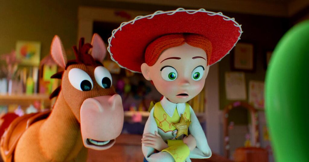 AI meets angst in ‘Toy Story 5,’ in which the gang and the plot feel obsolete