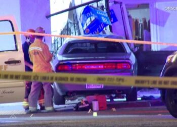 Shooting ends with woman dead, car crashing into beauty salon near Inglewood
