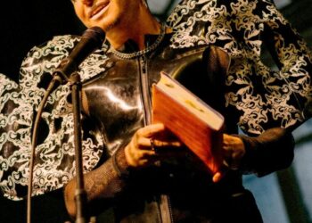 Pretend you’re dead. Queer author Julián Delgado Lopera will carry you