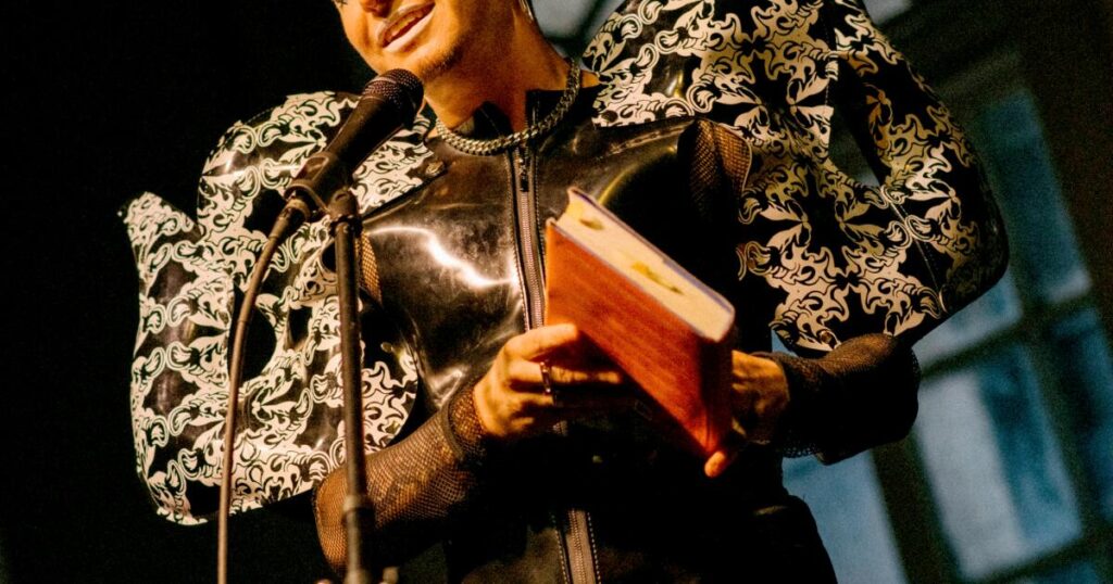 Pretend you’re dead. Queer author Julián Delgado Lopera will carry you