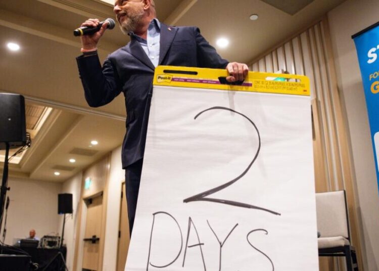Steyer and Hilton scrap for second top spot in tight Tuesday governor’s race primary