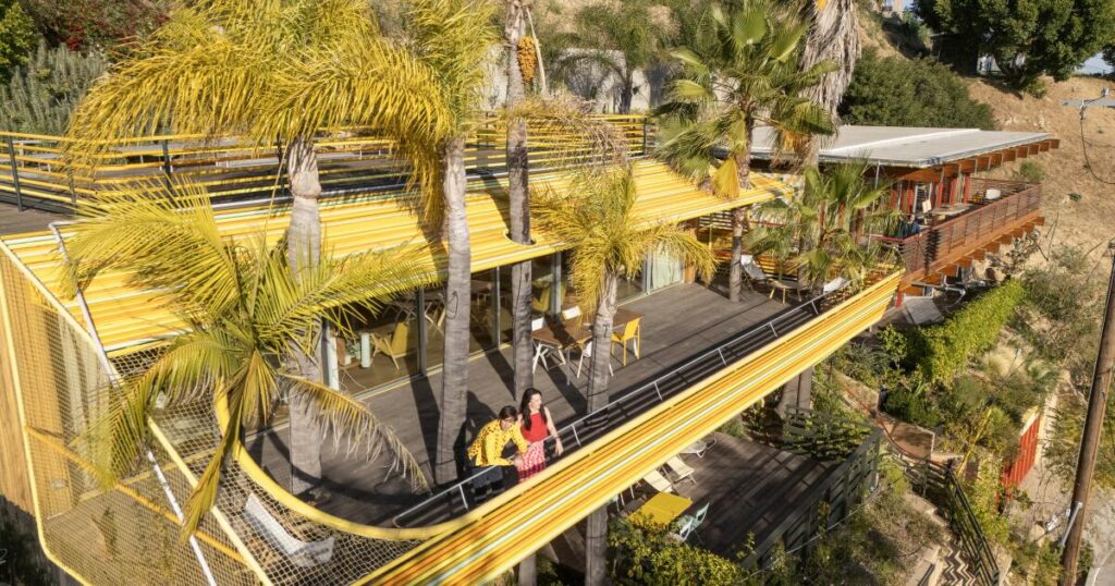 He dreamed of a Midcentury compound on an ‘unbuildable’ L.A. hillside. It took 12 years
