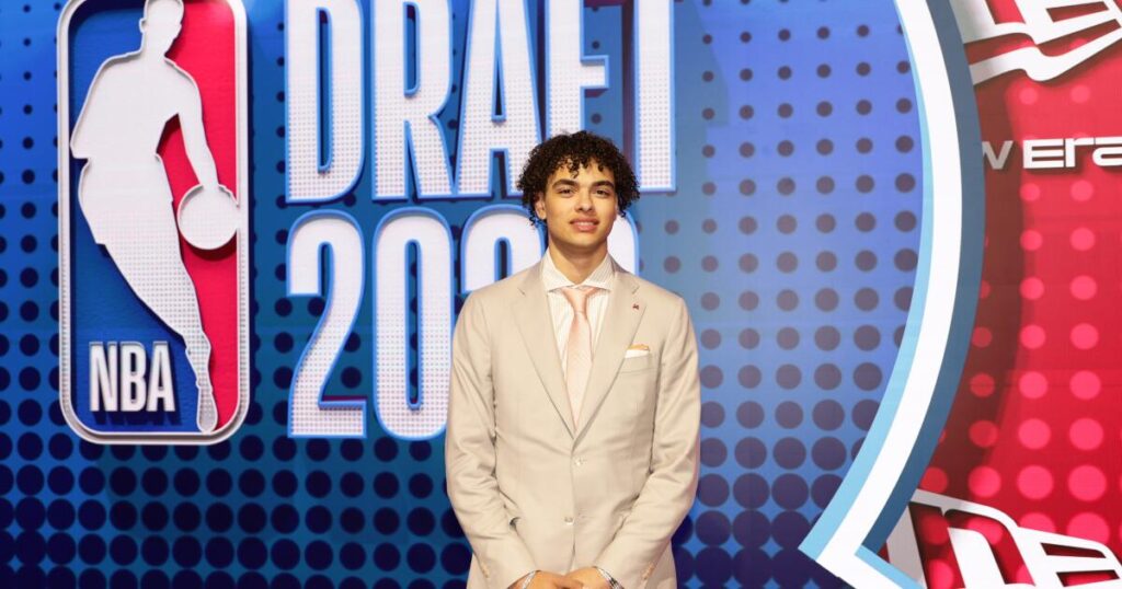 NBA draft: Clippers select Keaton Wagler at No. 5; AJ Dybantsa goes No. 1