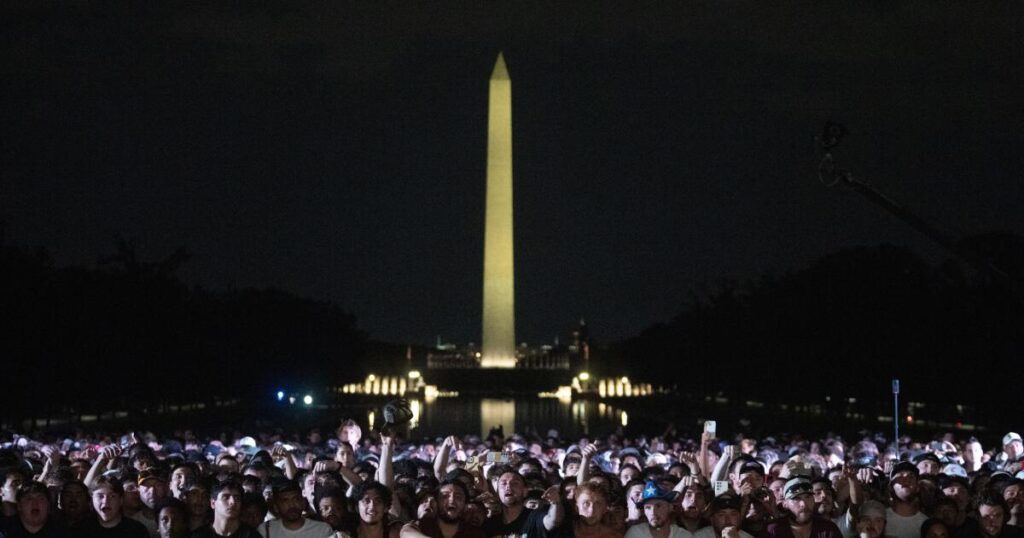 Inside the crowd drawn to Trump’s UFC fight night at the White House