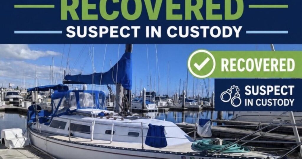 Ahoy! SoCal deputies recover boat stolen from Marina del Rey Sea Scouts