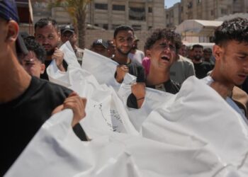 Israeli drone strike kills Palestinian siblings in a Gaza tent camp