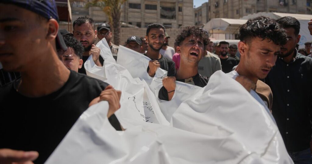 Israeli drone strike kills Palestinian siblings in a Gaza tent camp