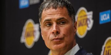 You’re up, Rob Pelinka. To avoid Ned Colletti’s fate, the Lakers’ GM has to deliver this offseason