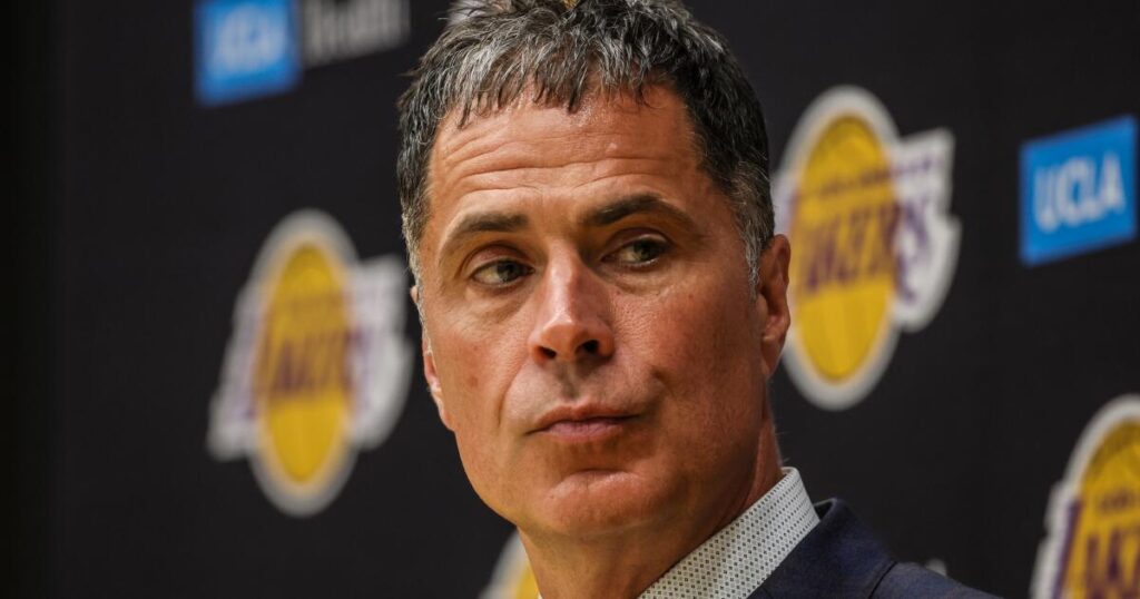 You’re up, Rob Pelinka. To avoid Ned Colletti’s fate, the Lakers’ GM has to deliver this offseason