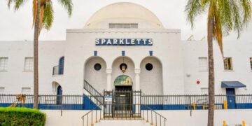 The Sparkletts building is now a historic monument. What’s next for L.A.’s mosque-like oasis?