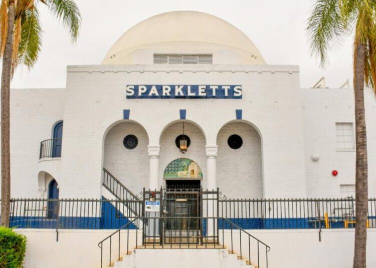 The Sparkletts building is now a historic monument. What’s next for L.A.’s mosque-like oasis?