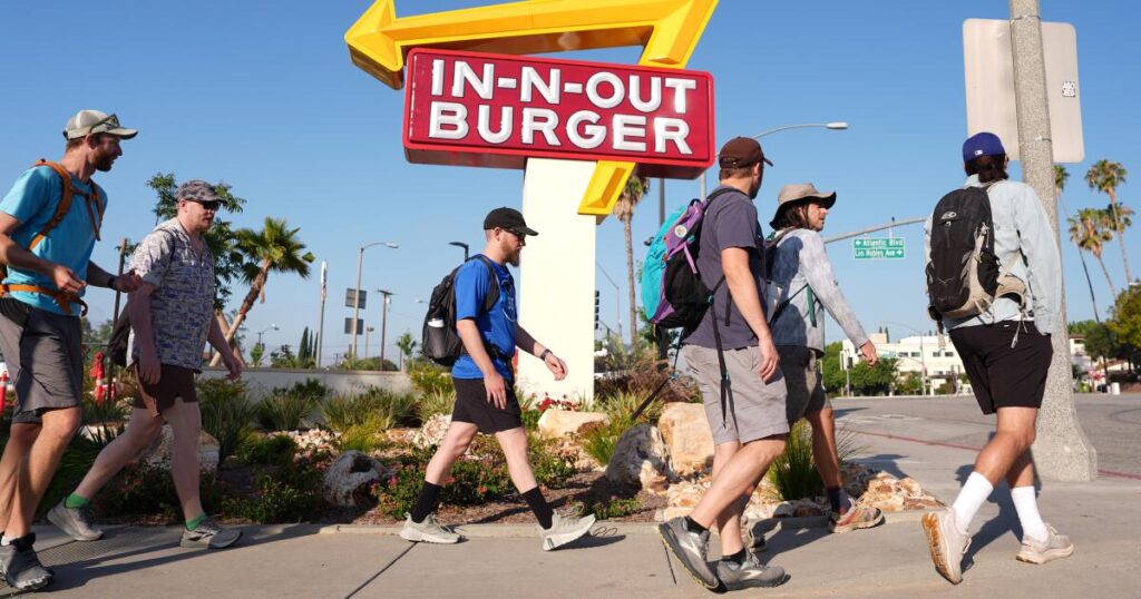 We walked 25 miles in 12 hours to Long Beach and actually enjoyed it