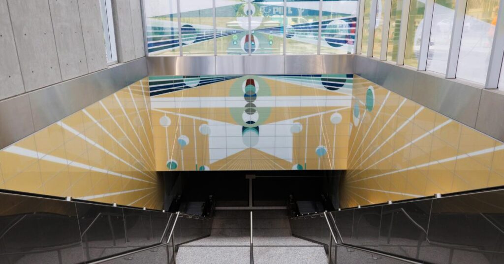 Metro’s new D Line stations tell a tale of two (transit) cities