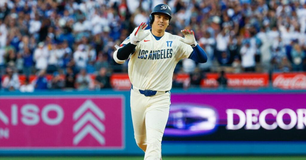 Dodgers go on scoring spree before Yoshinobu Yamamoto shuts down Angels
