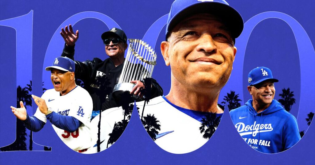 ‘He cares about people.’ How Dodgers’ Dave Roberts got to the cusp of 1,000 career wins