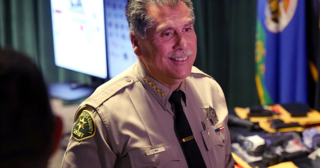 Luna leads Villanueva in early L.A. County sheriff’s race results