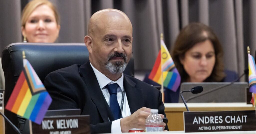 Andres Chait selected to lead LAUSD three days after Carvalho’s resignation