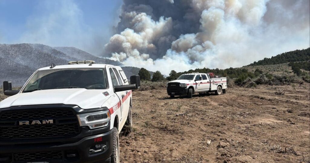 Heat, wind and drought conditions fuel wildfires in Utah and other Western states