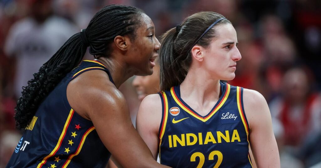 Caitlin Clark calls out officials for ‘ridiculous’ technical foul after DeWanna Bonner scuffle