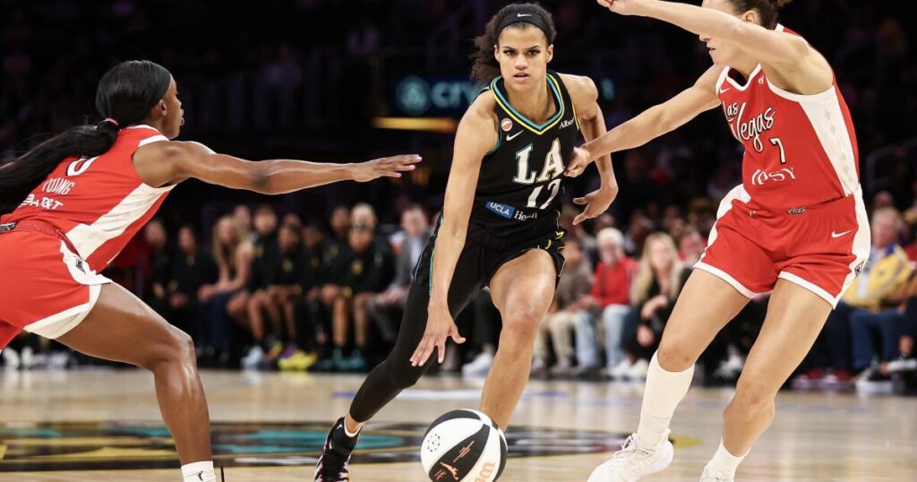 Poor shooting sinks Sparks in loss to Aces