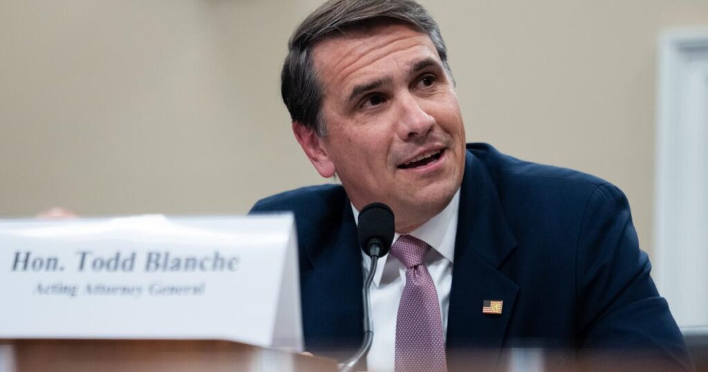 Trump attorney general pick Todd Blanche could face confirmation challenges