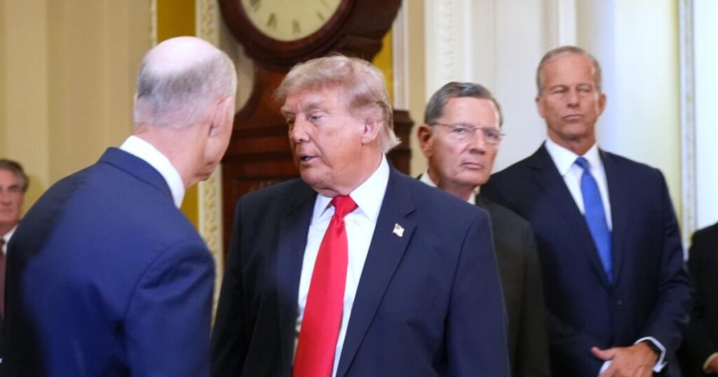 Senate Republicans reject war powers resolution after Trump berates them at Capitol meeting
