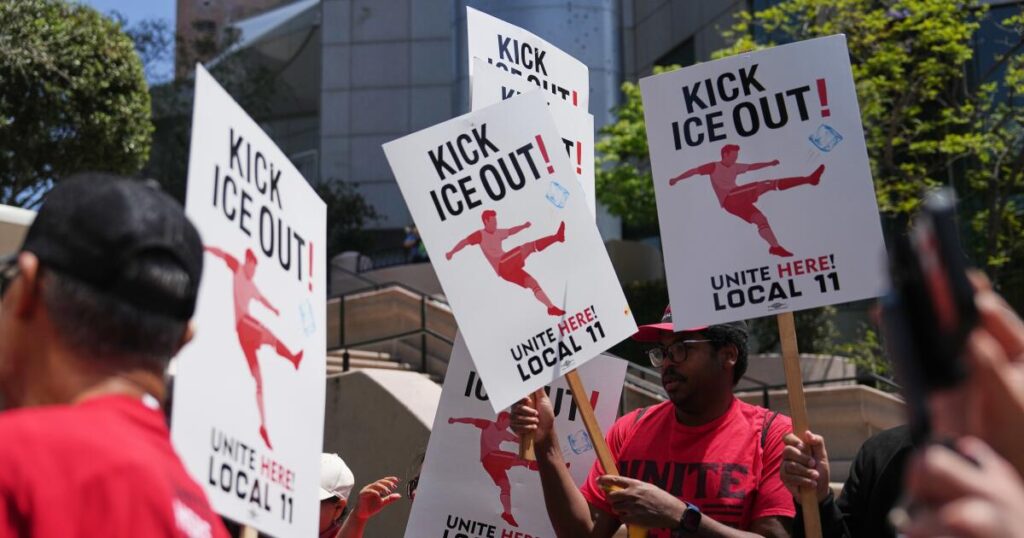 SoFi Stadium workers to vote on whether to authorize a strike with World Cup looming
