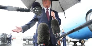 Trump heads to battleground Pennsylvania but keeps focus on himself ahead of midterm elections