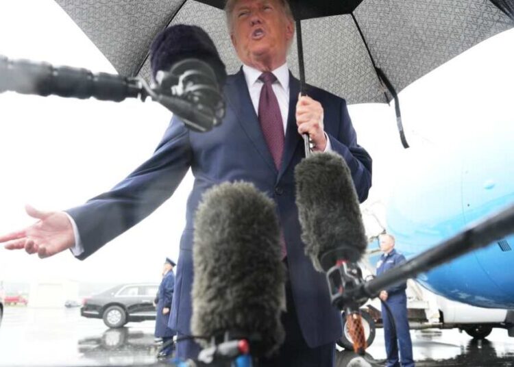 Trump heads to battleground Pennsylvania but keeps focus on himself ahead of midterm elections
