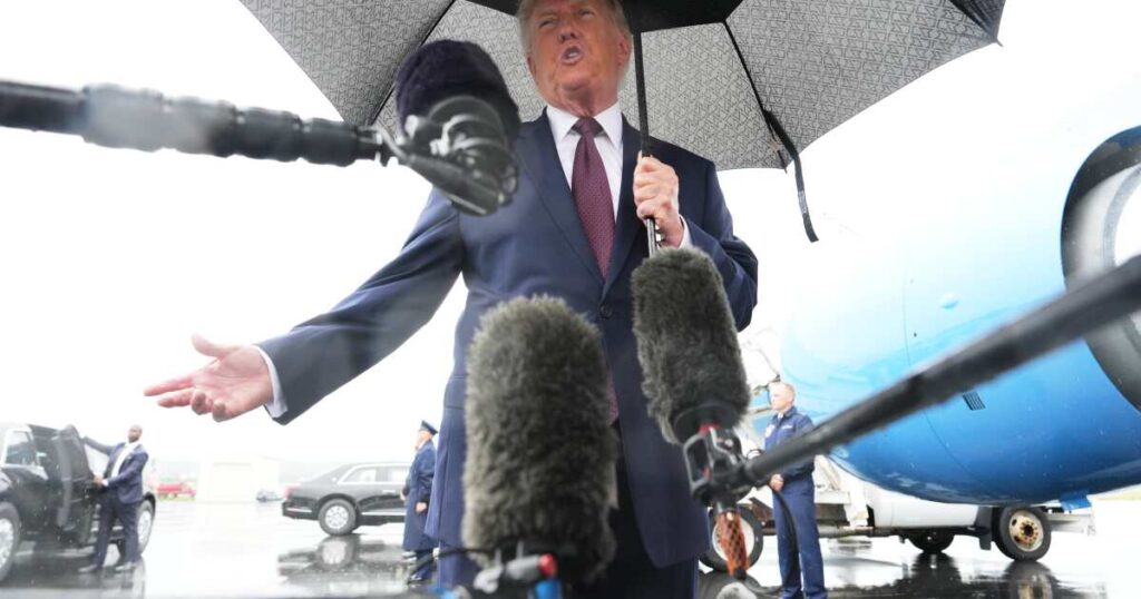 Trump heads to battleground Pennsylvania but keeps focus on himself ahead of midterm elections