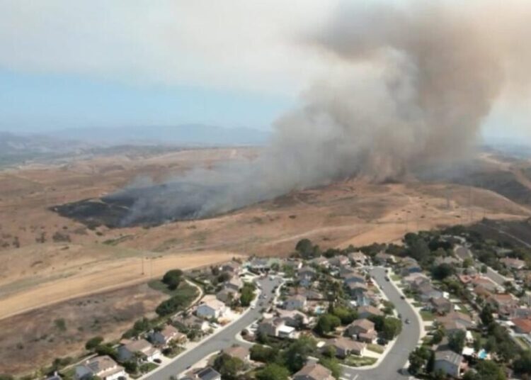 Fire at Camp Pendleton prompts evacuations near Oceanside