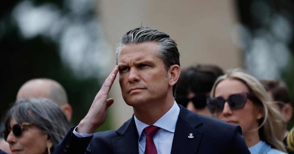 Hegseth invokes immigration and ‘invasion’ in D-day speech in France