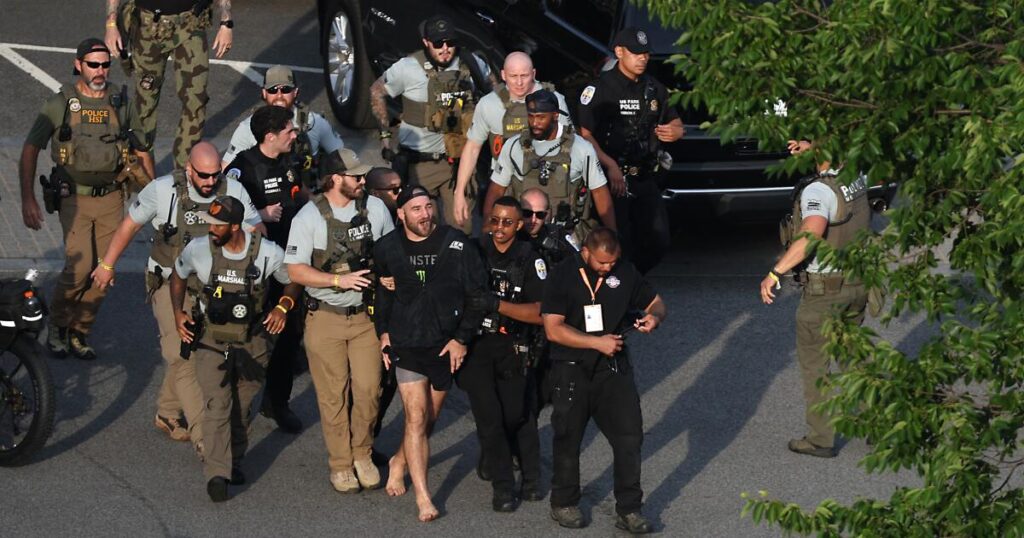 Sean Strickland escorted out of UFC event near White House. Police say his presence caused ‘disorder’
