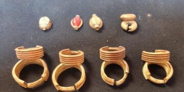 Egypt unveils a striking trove of ancient artifacts as the country tries to boost tourism industry