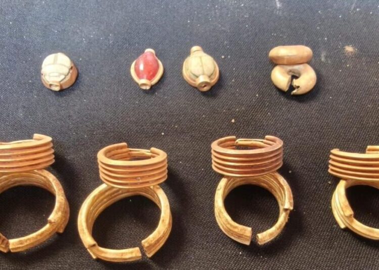 Egypt unveils a striking trove of ancient artifacts as the country tries to boost tourism industry