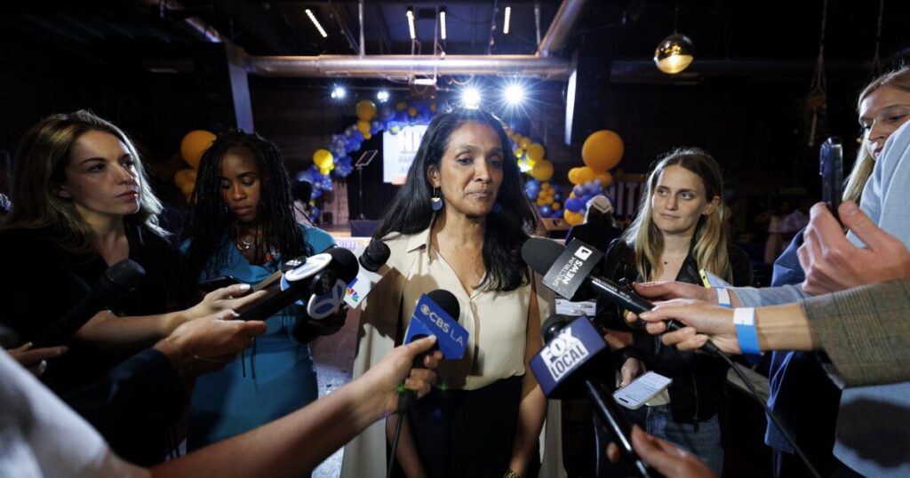 Nithya Raman chops Spencer Pratt’s lead in the battle to make the Nov. 3 mayoral runoff