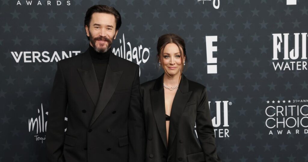 Kaley Cuoco announces she is expecting her second child with fiancé Tom Pelphrey