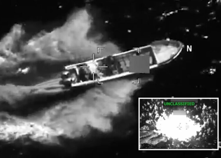 US strike kills 2 on alleged drug boat in eastern Pacific Ocean as attacks ramp up in region