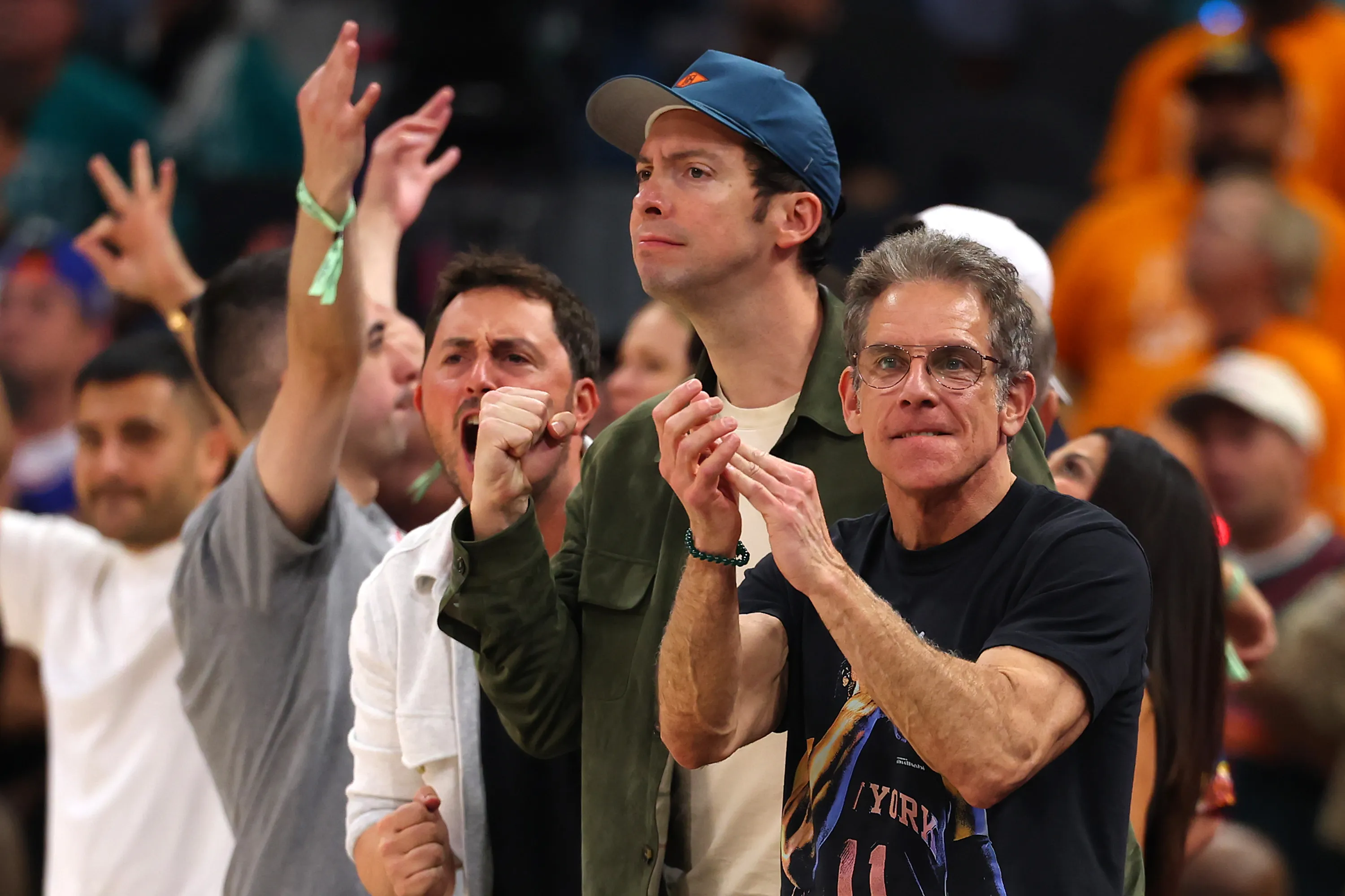 Ben Stiller at game 1 of the NBA Finals basketball series between the New York Knicks and the San Antonio Spurs.