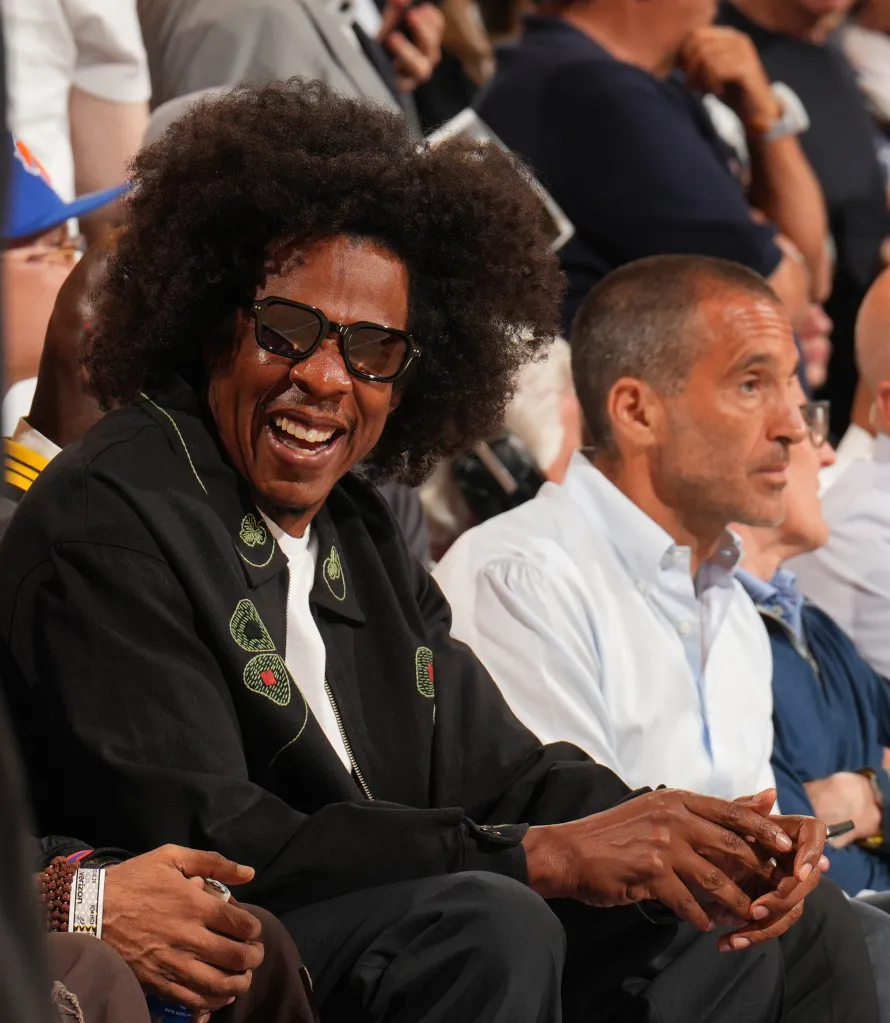 Jay-Z at NBA Finals Game 3.