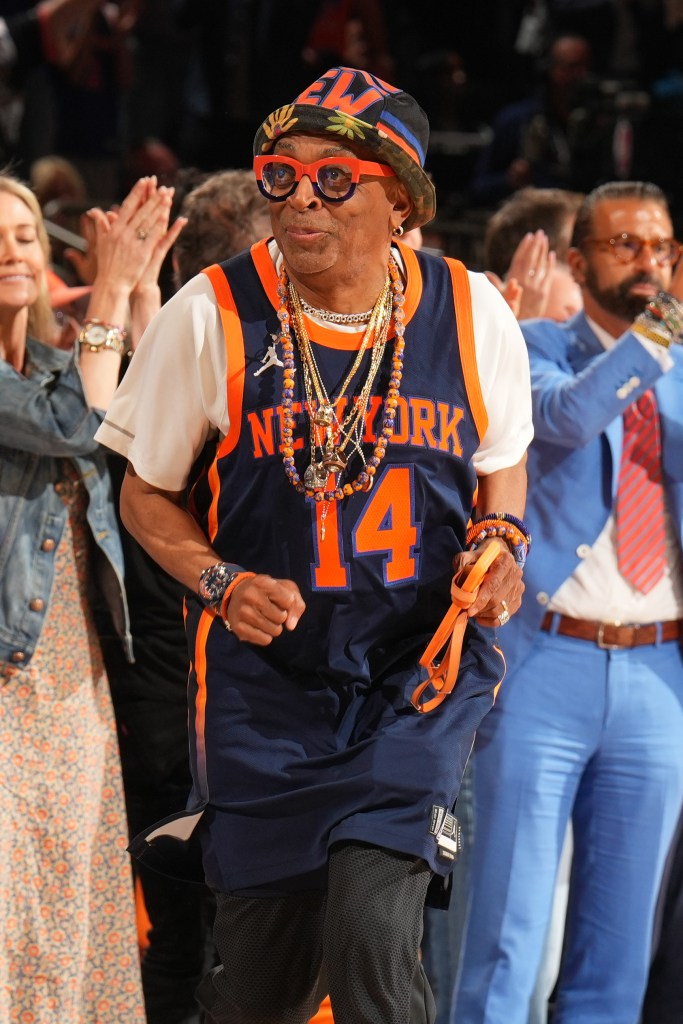 Spike Lee at Game 3 of the NBA Finals.