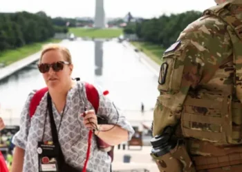 Trump hit with ridicule as National Guard stands at Reflecting Pool: ‘Protect from algae?’