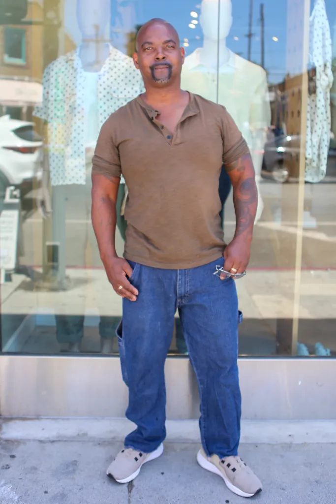 Warren Johnson speaking about tax increases in Los Angeles, CA.