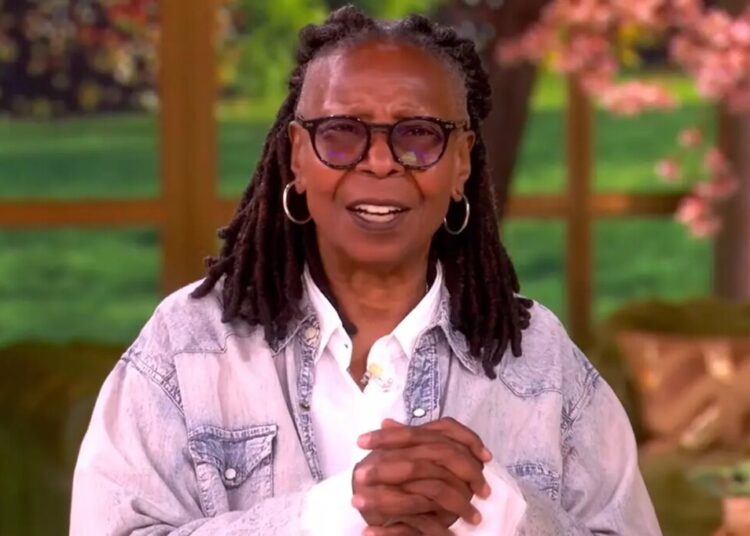 Whoopi Goldberg throws cue cards on ‘The View’ after multiple interruptions from co-hosts: ‘Hush up!’