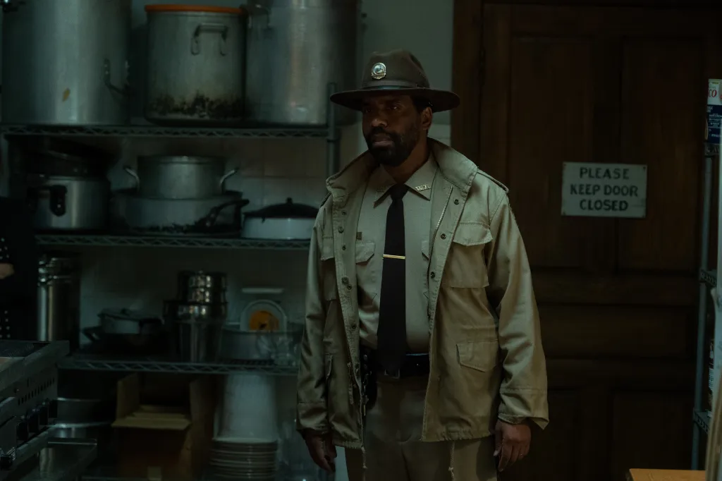 Kevin Carroll as Sheriff David Riley in Widow's Bay.